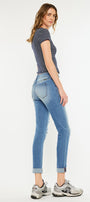 Caroline Mid Rise Ankle Skinny Jeans - Official Kancan USA