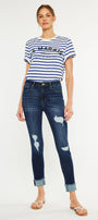 Judith High Rise Ankle Skinny Jeans - Official Kancan USA