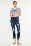 Judith High Rise Ankle Skinny Jeans