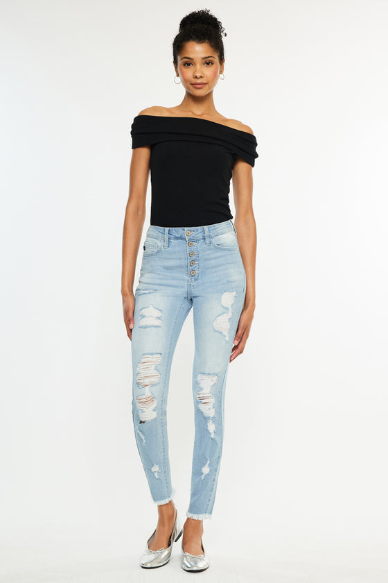 Lola High Rise Super Skinny Jeans - Official Kancan USA