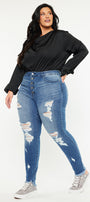 Lynn High Rise Super Skinny Jeans (Plus Size) - Official Kancan USA