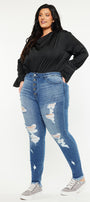 Lynn High Rise Super Skinny Jeans (Plus Size) - Official Kancan USA