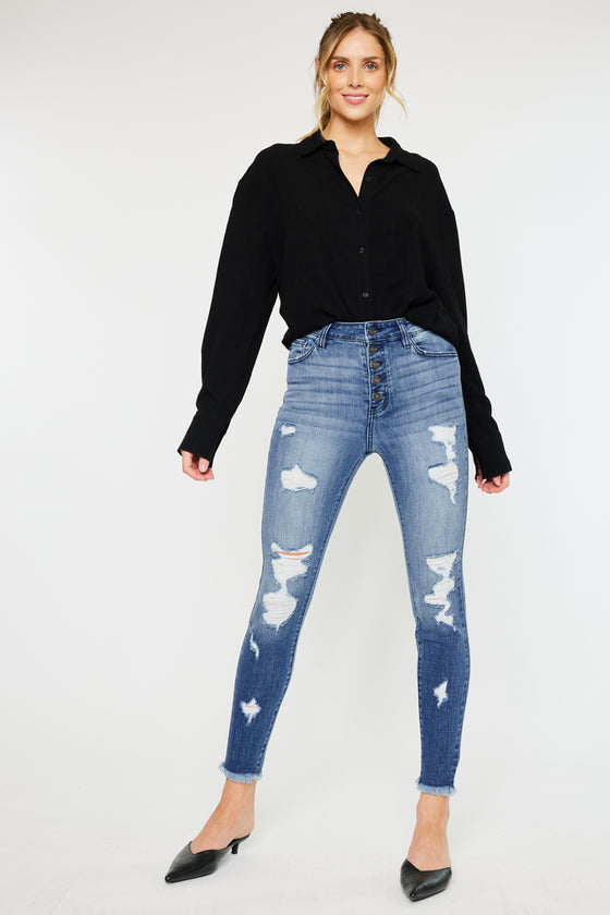 Lola High Rise Super Skinny Jeans - Official Kancan USA