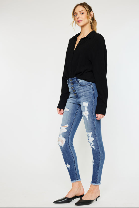 Lola High Rise Super Skinny Jeans - Official Kancan USA