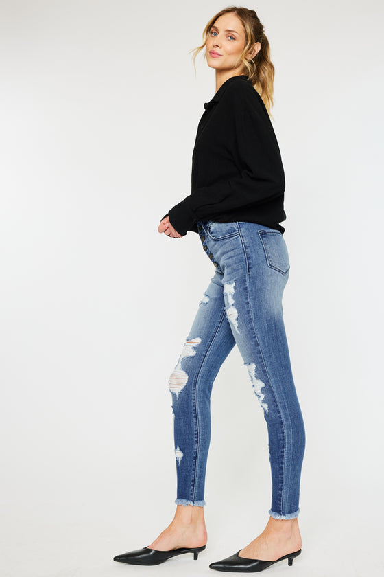 Lola High Rise Super Skinny Jeans - Official Kancan USA