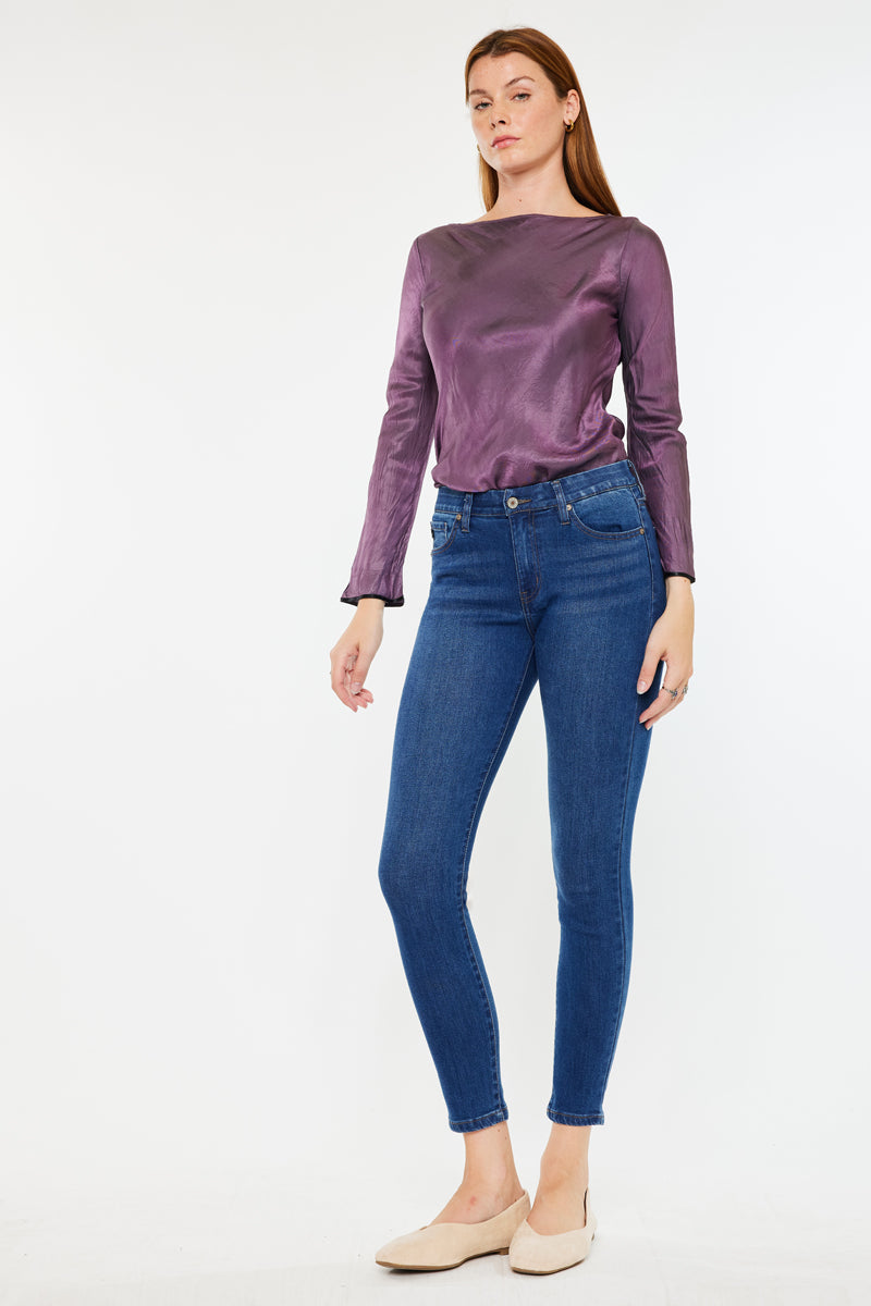 Laurielle High Rise Ankle Skinny Jeans - Official Kancan USA