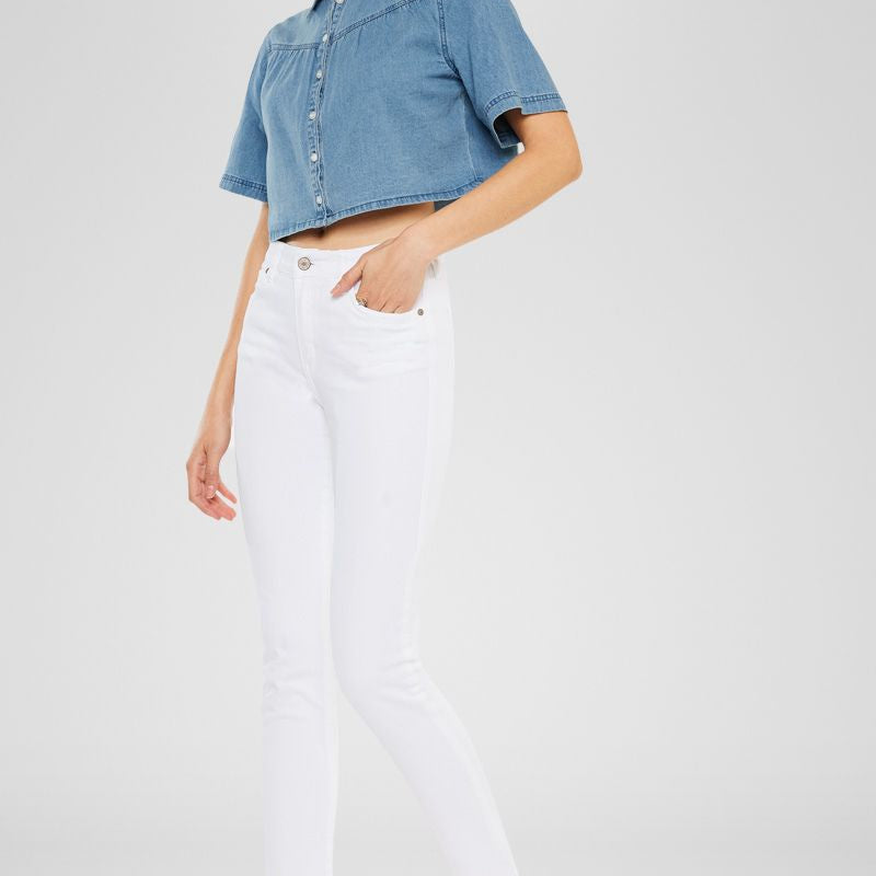 Paige High Rise Ankle Skinny Jeans - Official Kancan USA