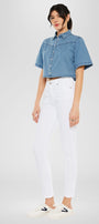 Paige High Rise Ankle Skinny Jeans - Official Kancan USA