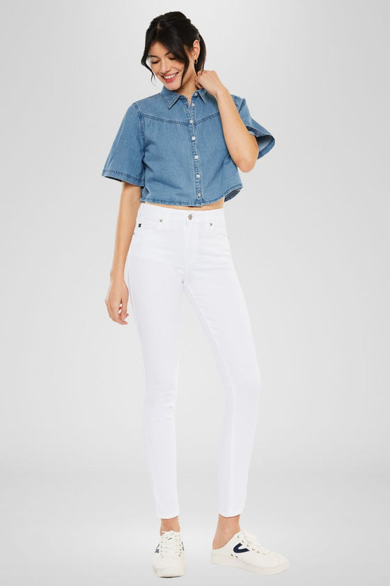 Paige High Rise Ankle Skinny Jeans - Official Kancan USA