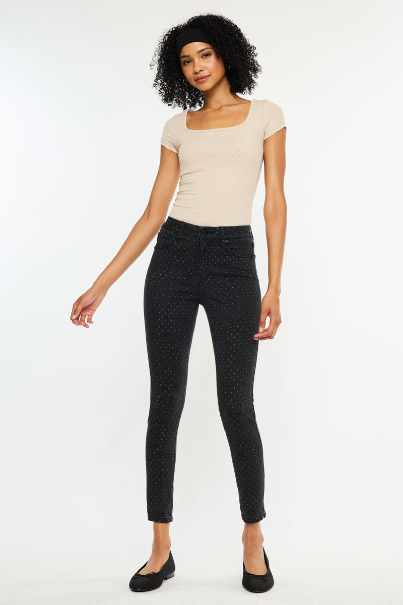 Avrielle High Rise Ankle Skinny Jeans - Official Kancan USA
