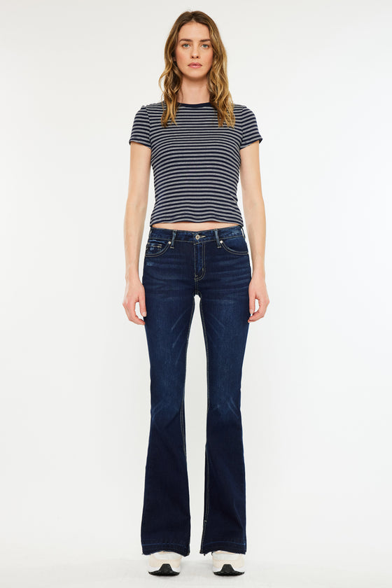 Heidi Mid Rise Flare Jeans - Official Kancan USA