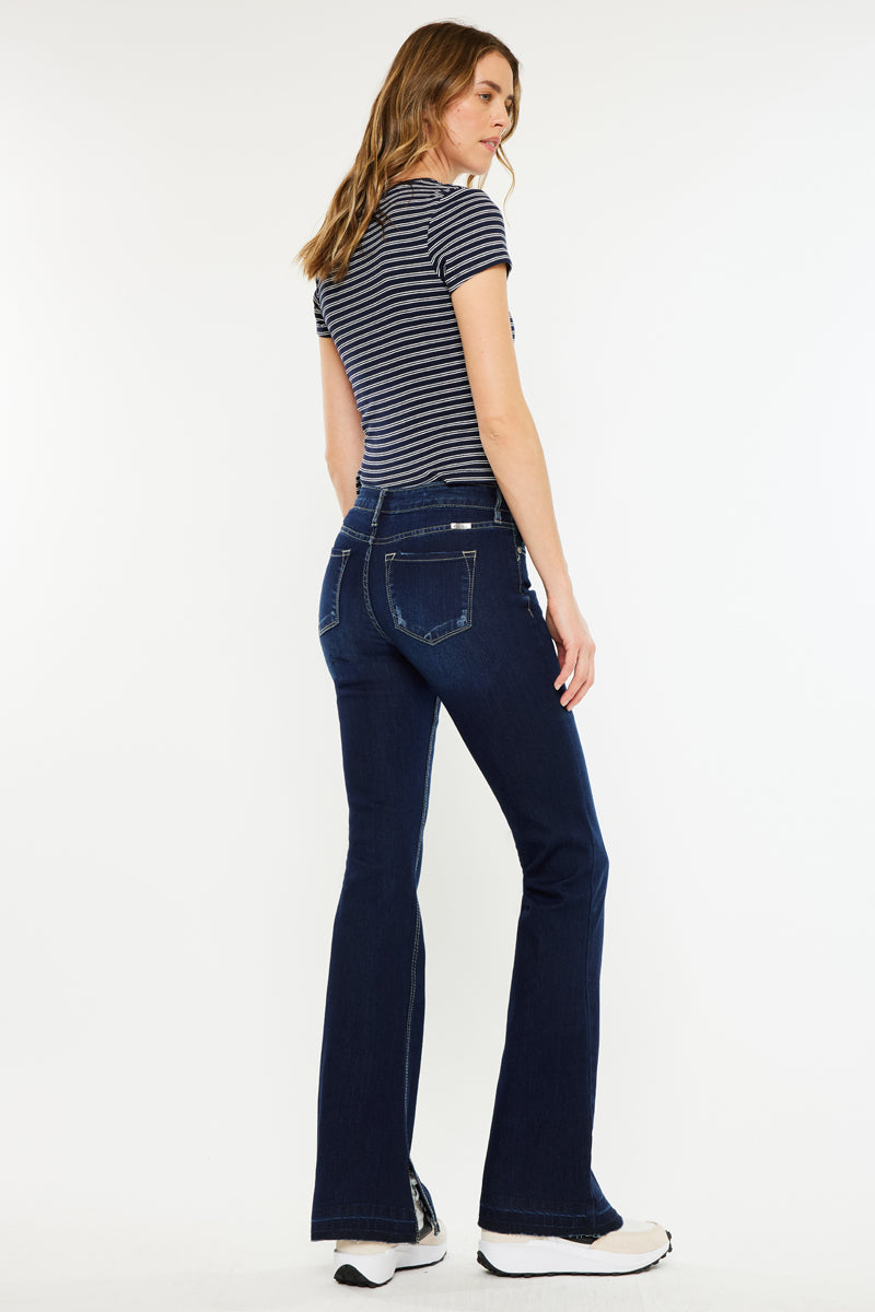 Heidi Mid Rise Flare Jeans – Kancan USA