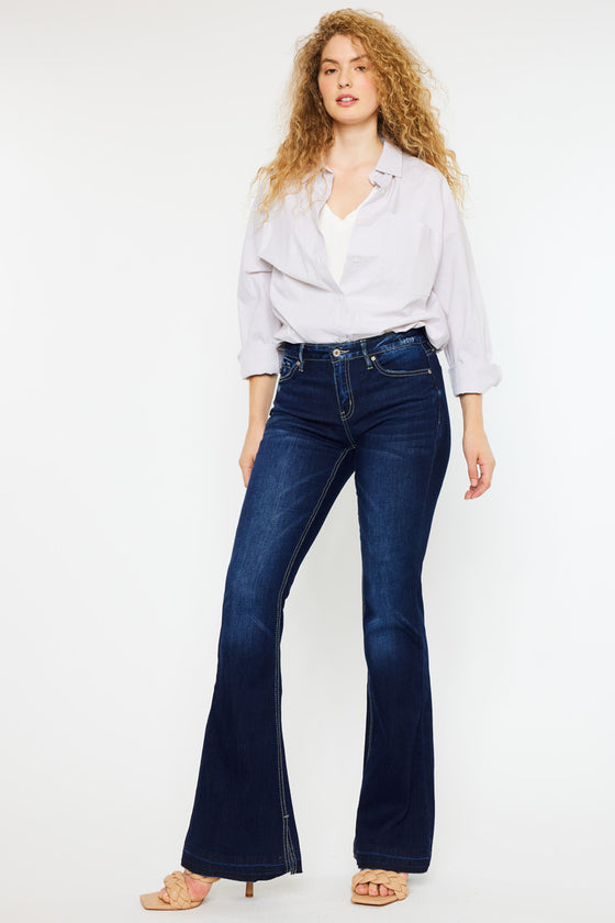 Heidi Mid Rise Flare Jeans - Official Kancan USA