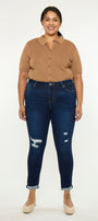 Berenice Mid Rise Ankle Skinny (Plus Size) - Official Kancan USA