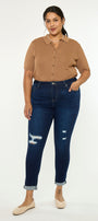 Berenice Mid Rise Ankle Skinny (Plus Size) - Official Kancan USA