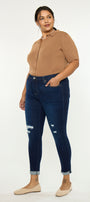 Berenice Mid Rise Ankle Skinny (Plus Size) - Official Kancan USA