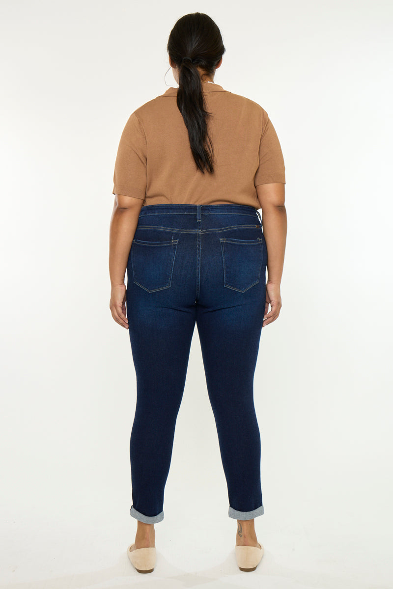 Berenice Mid Rise Ankle Skinny (Plus Size) - Official Kancan USA