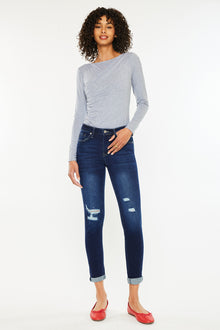  Hudson Mid Rise Ankle Skinny Jeans - Official Kancan USA