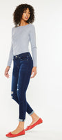 Hudson Mid Rise Ankle Skinny Jeans - Official Kancan USA