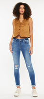 Hudson Mid Rise Ankle Skinny Jeans - Official Kancan USA