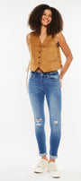 Hudson Mid Rise Ankle Skinny Jeans - Official Kancan USA