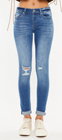 Hudson Mid Rise Ankle Skinny Jeans - Official Kancan USA
