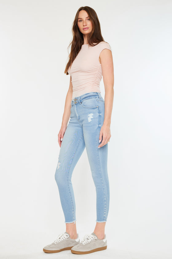 Danica High Rise Ankle Skinny Jeans
