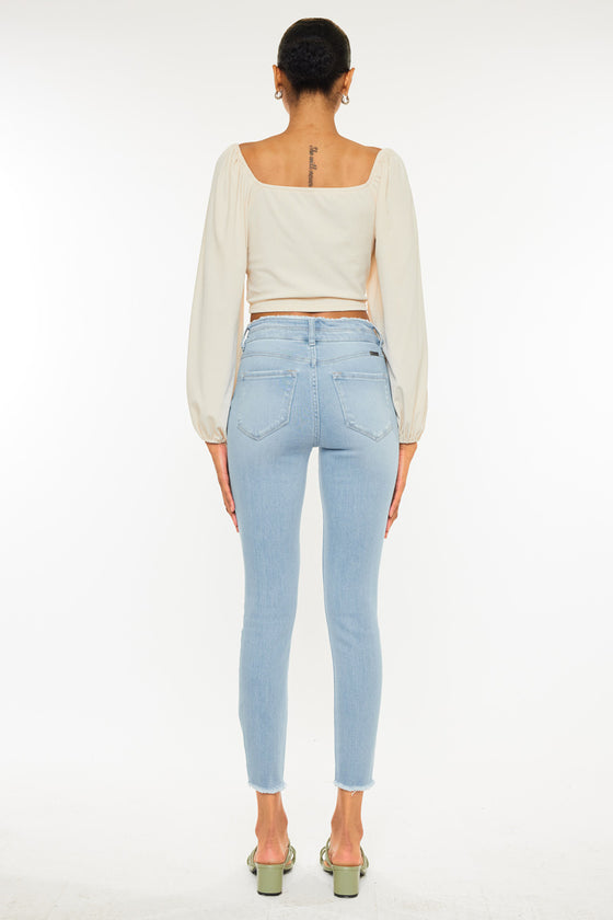 Danica High Rise Ankle Skinny Jeans - Official Kancan USA