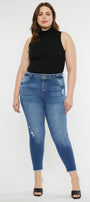 Valencia High Rise Ankle Skinny Jeans (Plus) - Official Kancan USA