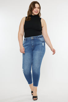  Valencia High Rise Ankle Skinny Jeans (Plus) - Official Kancan USA
