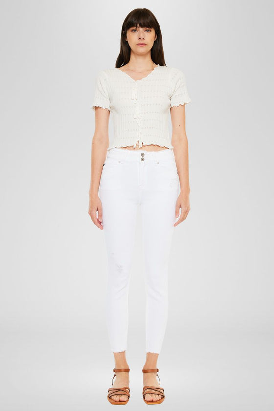Danica High Rise Ankle Skinny Jeans - Official Kancan USA