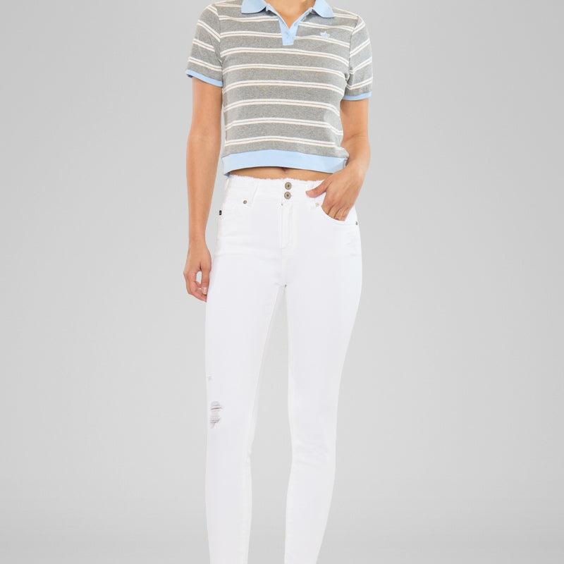 Danica High Rise Ankle Skinny Jeans