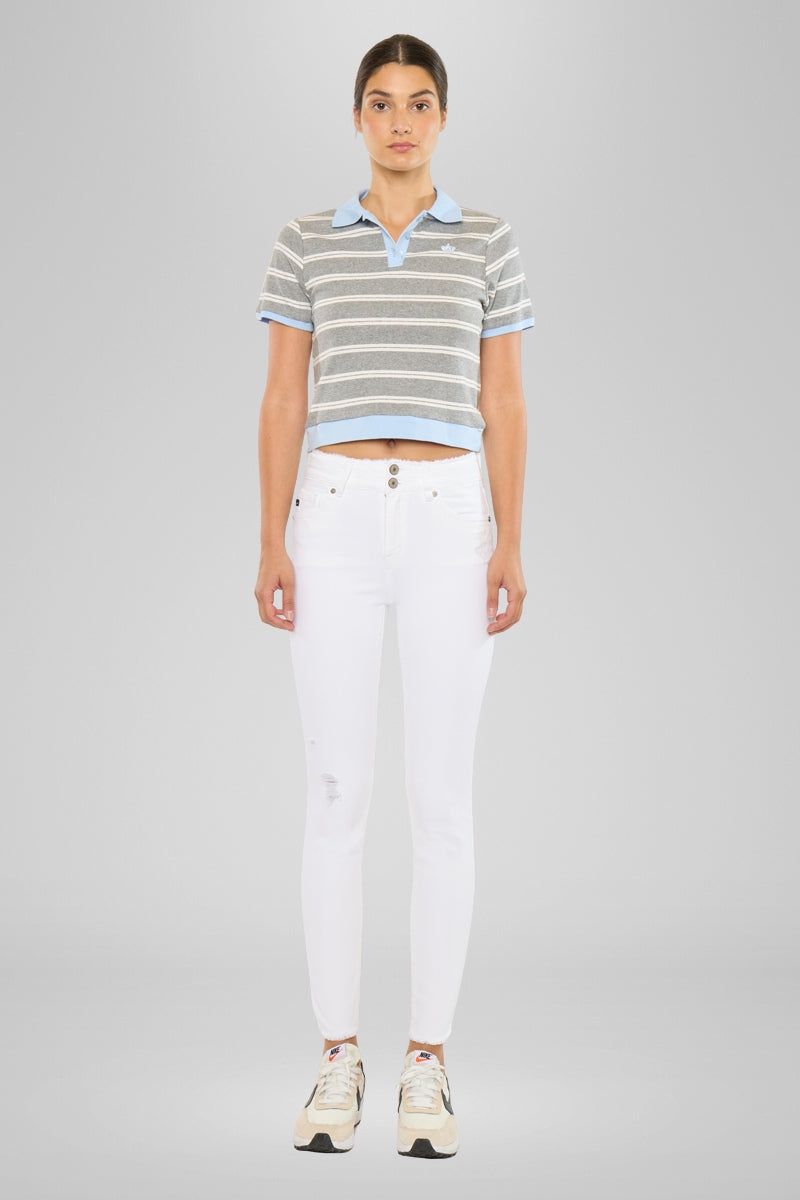 Danica High Rise Ankle Skinny Jeans