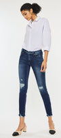 Electra Mid Rise Ankle Skinny Jeans - Official Kancan USA