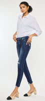 Electra Mid Rise Ankle Skinny Jeans - Official Kancan USA