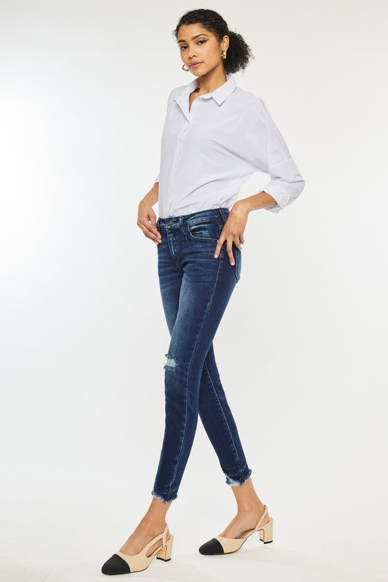 Electra Mid Rise Ankle Skinny Jeans - Official Kancan USA