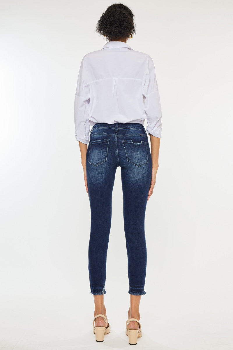 Electra Mid Rise Ankle Skinny – Kancan USA