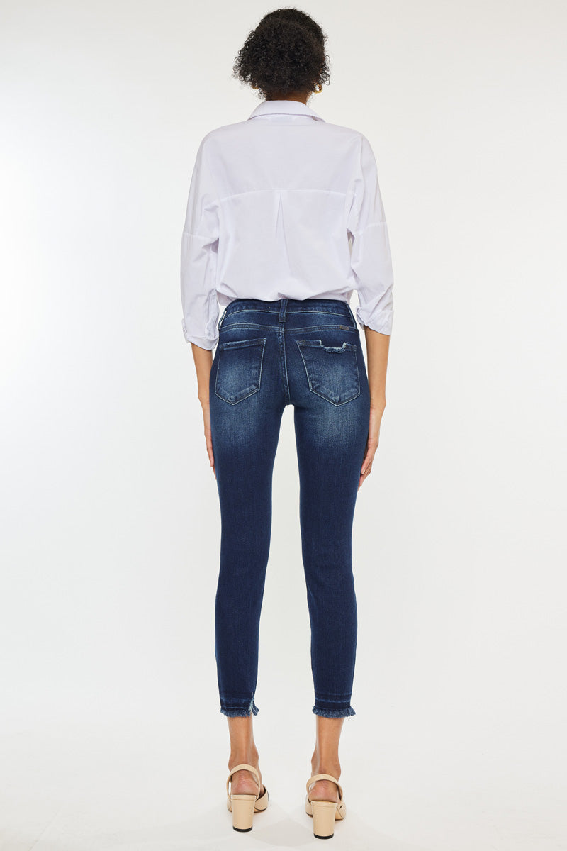 Electra Mid Rise Ankle Skinny Jeans - Official Kancan USA