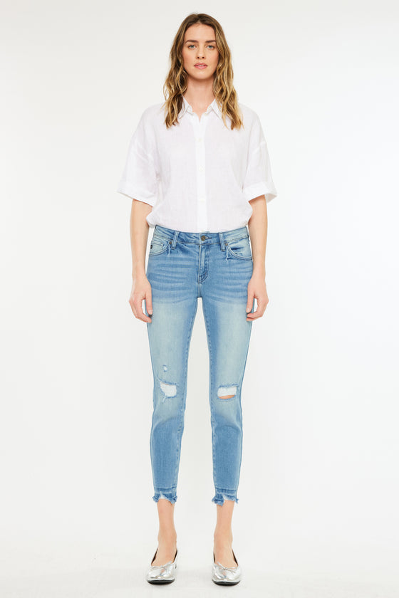 Electra Mid Rise Ankle Skinny Jeans