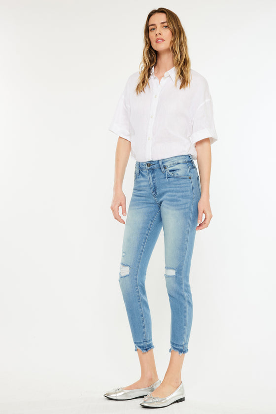 Electra Mid Rise Ankle Skinny Jeans