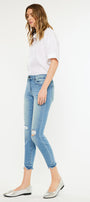 Electra Mid Rise Ankle Skinny Jeans - Official Kancan USA