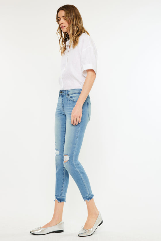 Electra Mid Rise Ankle Skinny Jeans