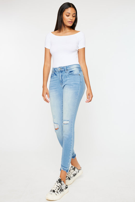 Electra Mid Rise Ankle Skinny Jeans - Official Kancan USA