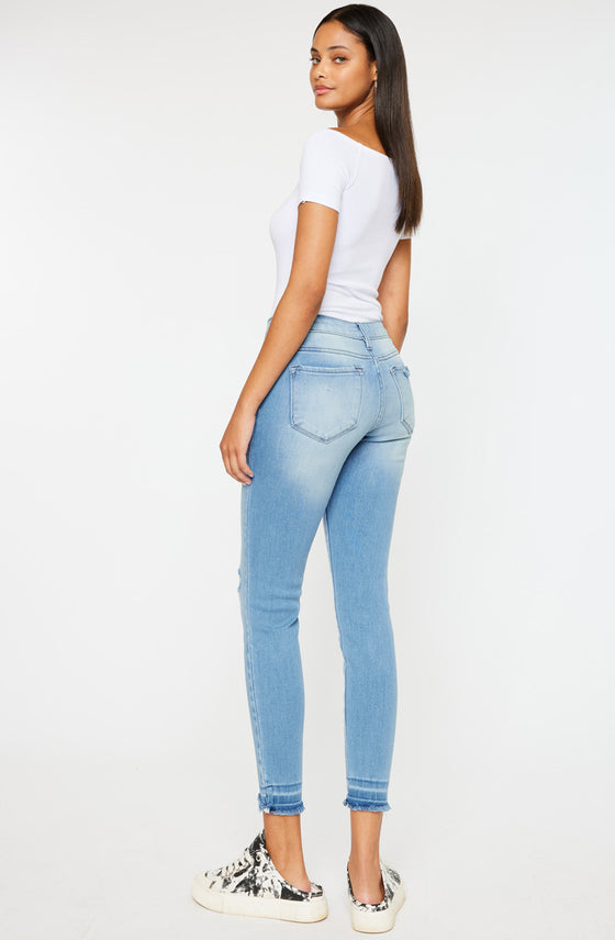 Electra Mid Rise Ankle Skinny Jeans - Official Kancan USA