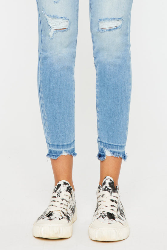 Electra Mid Rise Ankle Skinny Jeans - Official Kancan USA