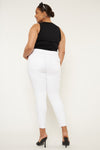 Lux Mid Rise Ankle Skinny Jeans (Plus Size) - Official Kancan USA