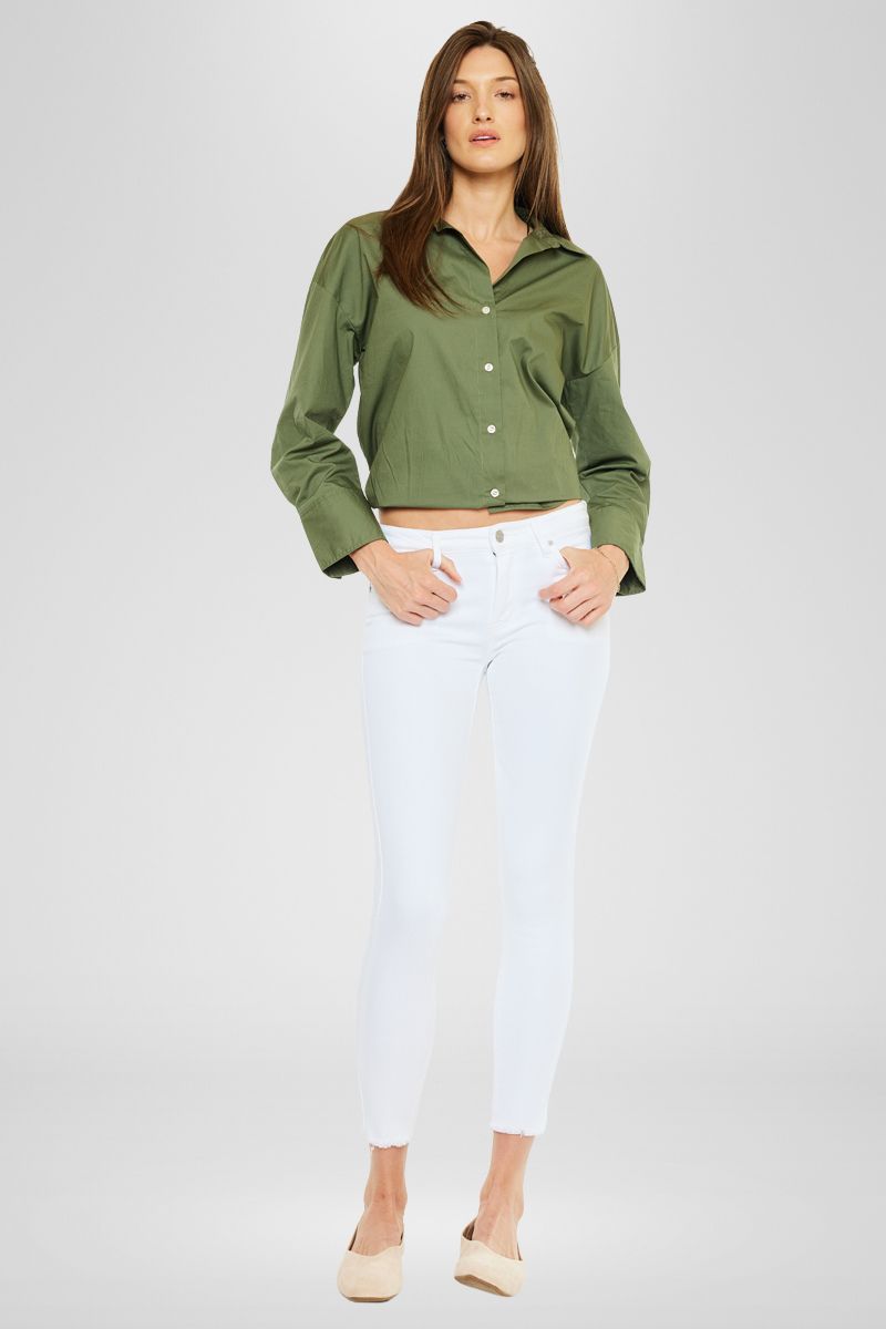 Ivy Mid Rise Ankle Skinny Jeans - Official Kancan USA