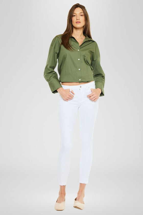 Ivy Mid Rise Ankle Skinny Jeans - Official Kancan USA