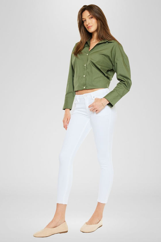 Ivy Mid Rise Ankle Skinny Jeans - Official Kancan USA