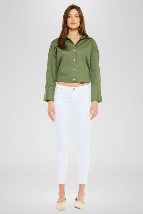 Ivy Mid Rise Ankle Skinny Jeans - Official Kancan USA